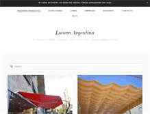 Tablet Screenshot of loneraargentina.com